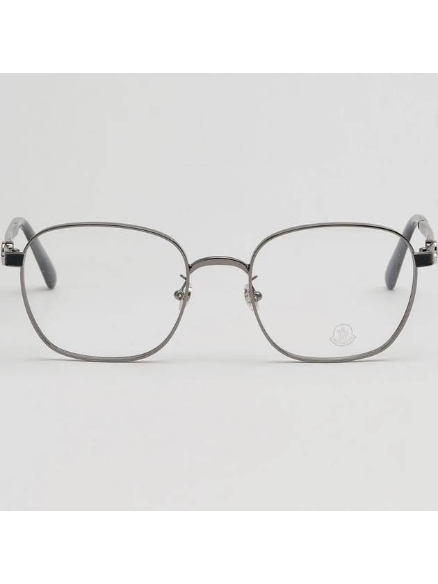 Eyewear Square Frame Eyeglasses Shiny Gunmetal - MONCLER - BALAAN 4