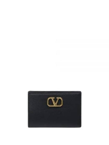 5W0P0Z79 SNP 0NO 5W2P0Z79 V logo signature half wallet - VALENTINO - BALAAN 1