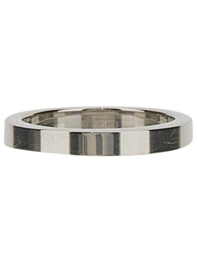 Engraving Logo Palladium Ring Silver - MAISON MARGIELA - BALAAN 3