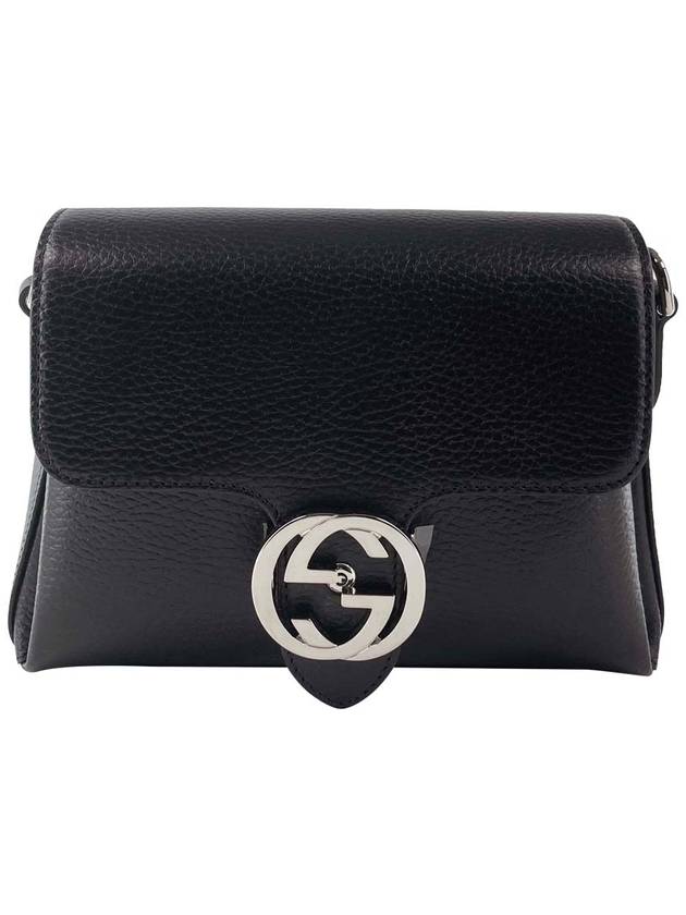 GG Interlocking Chain Mini Shoulder Bag Black - GUCCI - BALAAN 3