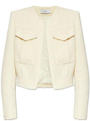 Iro Jacket Siname, Women's, Cream - IRO - BALAAN 1