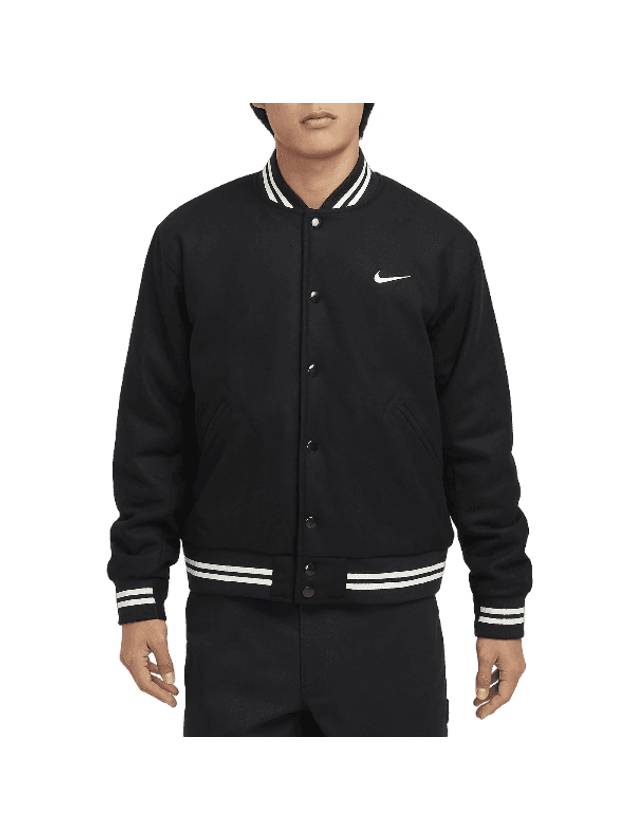 Varsity Jacket M Black White HQ3277 010 - NIKE - BALAAN 1