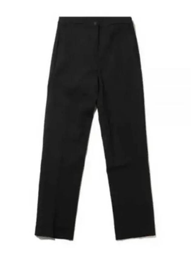 Double Knit Cigarette High Rise Stretch Straight Pants Black - G/FORE - BALAAN 2