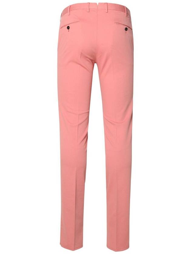 Pt01 'Superslim' Pink Cotton Blend Trousers - PT01 - BALAAN 3