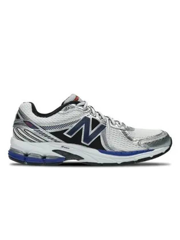 860 V2 Low Top Sneakers White Team Royal Silver - NEW BALANCE - BALAAN 2