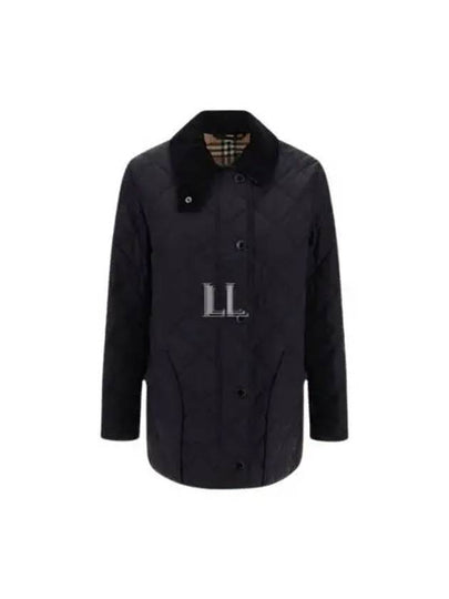 Diamond Quilted Thermoregulated Barn Jacket Black - BURBERRY - BALAAN 2