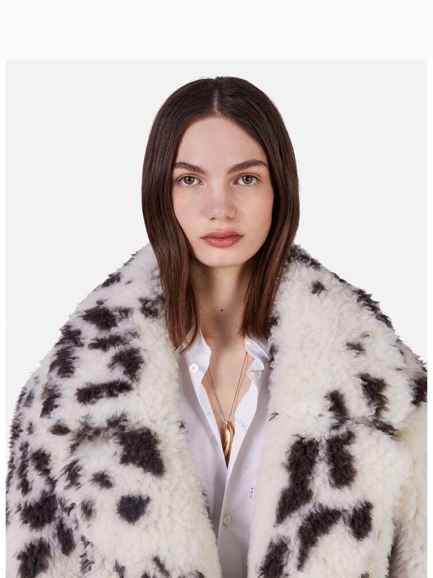 Animal Print Fake Fur Coat 6800883CJ950 - STELLA MCCARTNEY - BALAAN 3