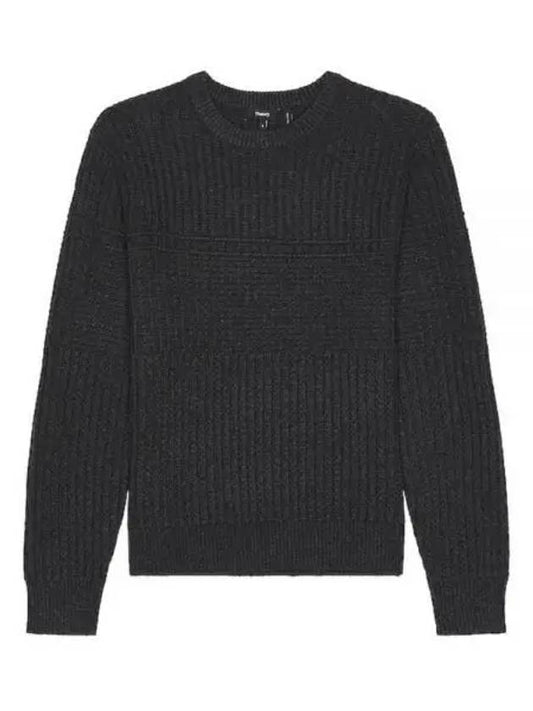 Llama Wool Crewneck Sweater - THEORY - BALAAN 2