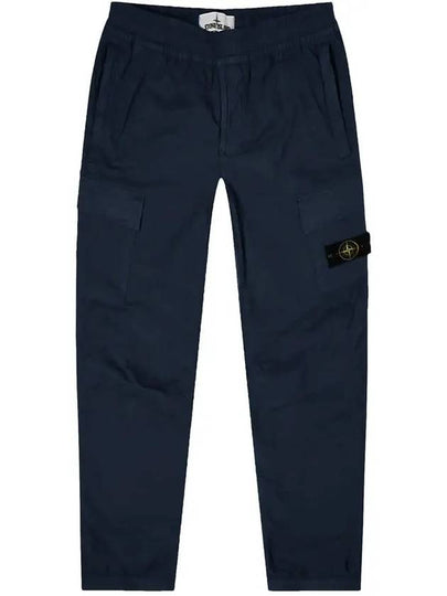 Men's Tella Paracadute Regular Fit Cargo Pants Navy - STONE ISLAND - BALAAN 2