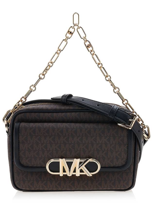 Parker Medium Logo Cross Bag Black Brown - MICHAEL KORS - BALAAN 2