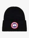 Arctic Disc Torque Wool Beanie Black - CANADA GOOSE - BALAAN 2