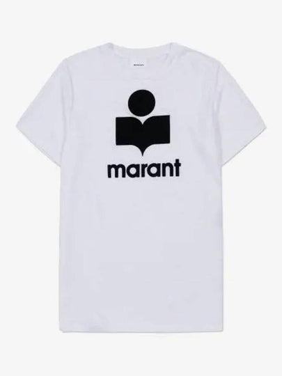 Karman Logo Short Sleeve T-Shirt White - ISABEL MARANT - BALAAN 2