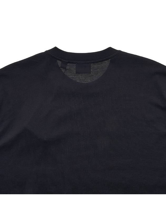 square logo short sleeve t-shirt black - BURBERRY - 8