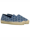 Triomphe Stamped Denim Espadrilles Navy - CELINE - BALAAN 2