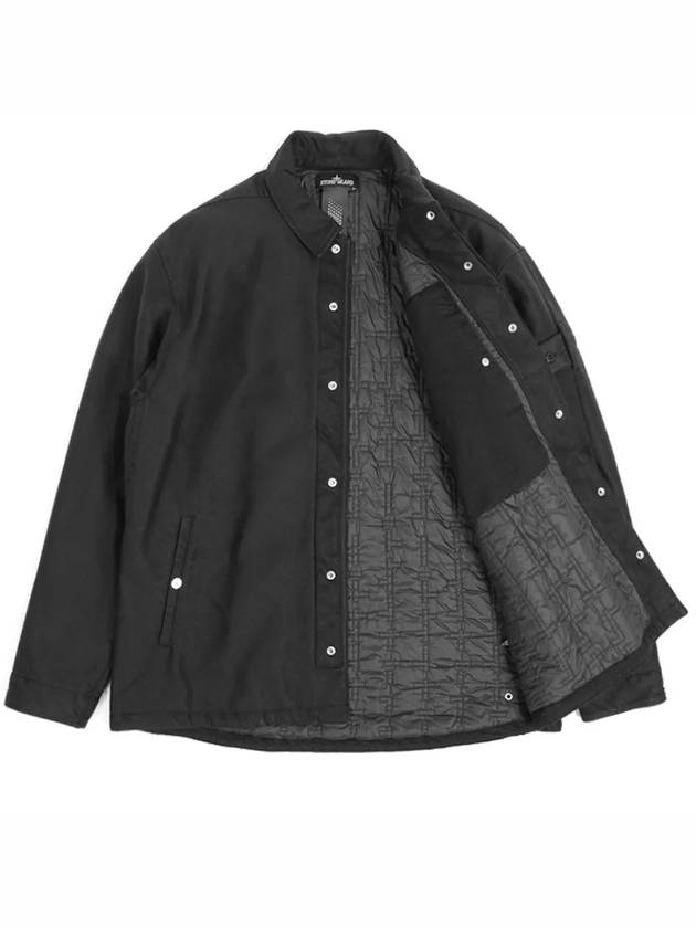 Shadow Project Insulated Coach Jacket Black - STONE ISLAND - BALAAN 4