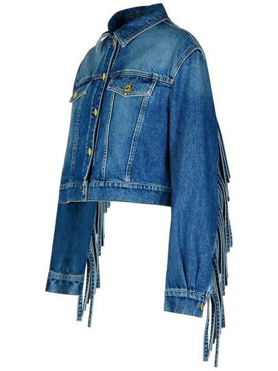 Moschino Blue Cotton Jeans Jacket - MOSCHINO - BALAAN 2