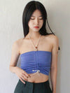 Wooden Beads Tube Top PURPLE BLUE - RUBATI - BALAAN 4