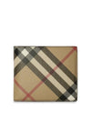 Check Bifold Half Wallet Sand - BURBERRY - BALAAN 1