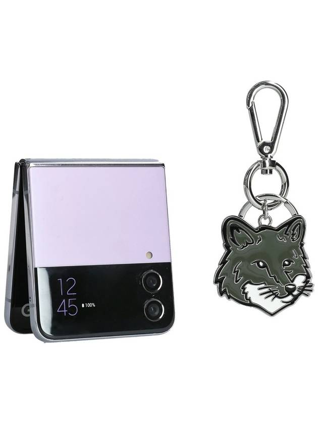 Foxhead metal key ring LM06904AM1002 MILITARYGREEN - MAISON KITSUNE - BALAAN 2