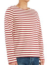 Minquiers Modern Stripe Long Sleeve T-Shirt Ecru Persan - SAINT JAMES - BALAAN 5