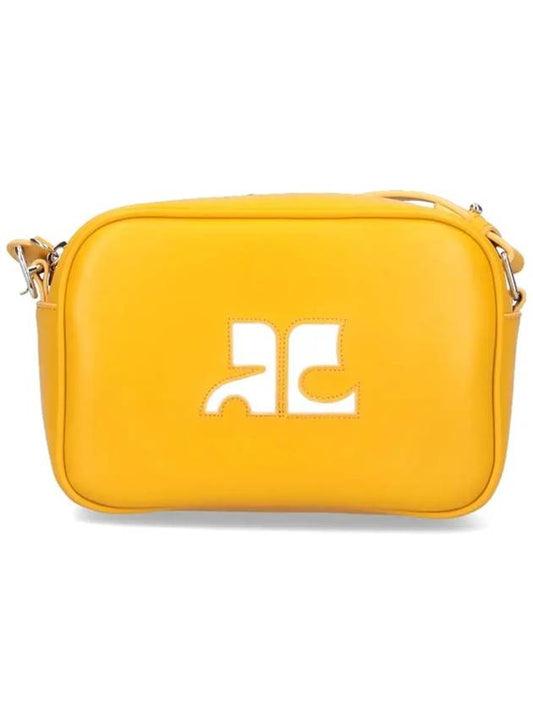 Reedition Camera Leather Cross Bag Yellow - COURREGES - BALAAN 2