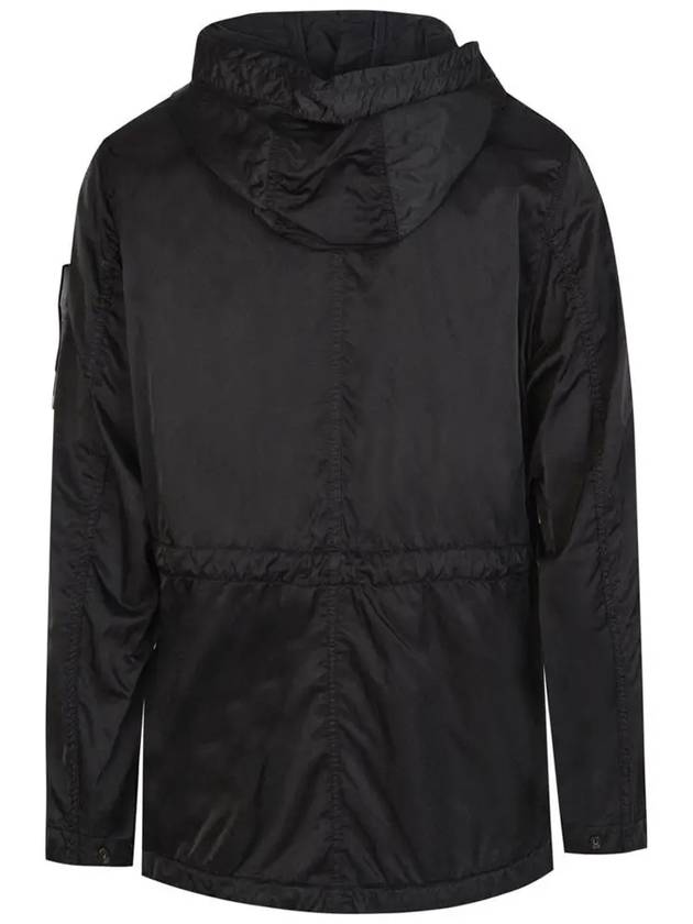 Wappen Patch Nylon Raso TC Hooded Jacket Black - STONE ISLAND - BALAAN 4