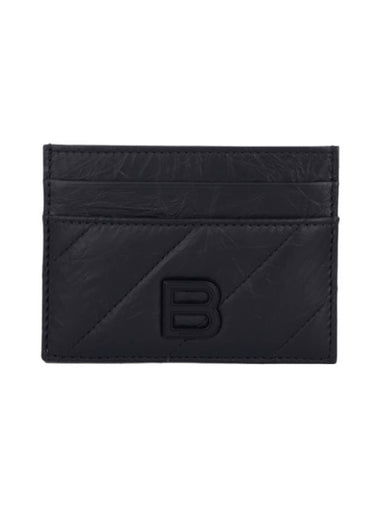 Crush Card Holder Black 7664672AAWW1000 - BALENCIAGA - BALAAN 1