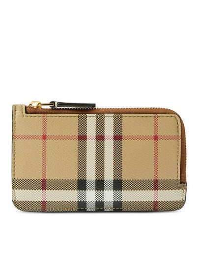 Check Card Wallet Archive Beige - BURBERRY - BALAAN 2