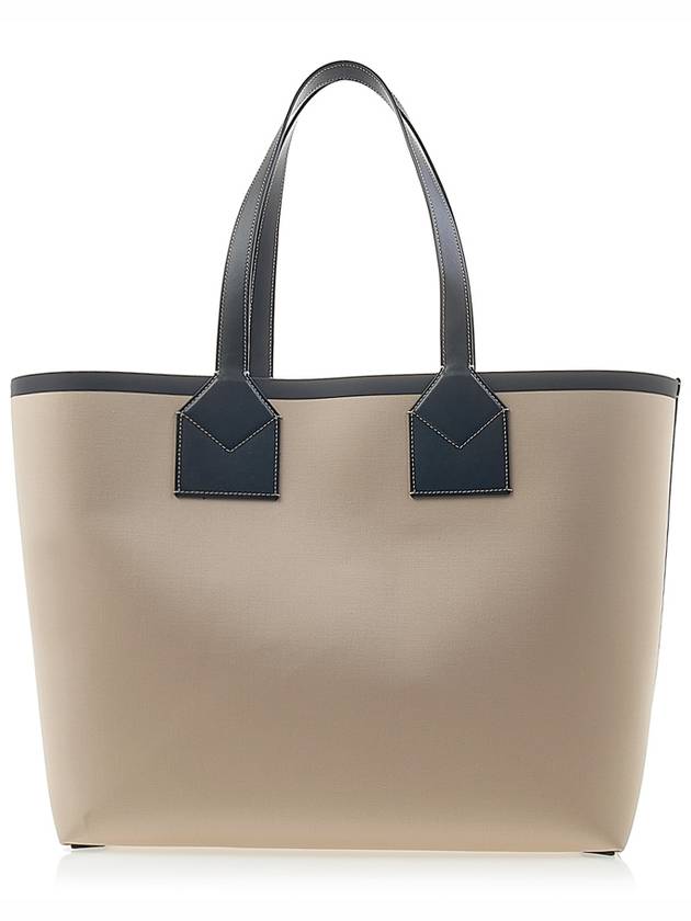 Prorsum Label Print London Cotton Tote Bag Beige - BURBERRY - BALAAN 5