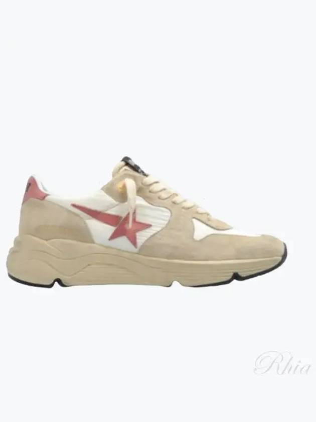 Running Sole Suede Low Top Sneakers Cream - GOLDEN GOOSE - BALAAN 2