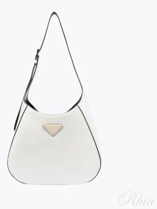 Medium Leather Shoulder Bag White - PRADA - BALAAN 2