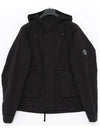 Lens Wappen Hooded Jacket Black - CP COMPANY - BALAAN 3