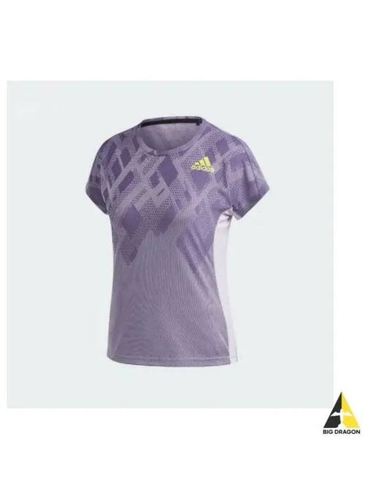 adidas BADMINTON Colorful T shirt Women s Short Sleeve Uniform FK4498 - ADIDAS - BALAAN 1