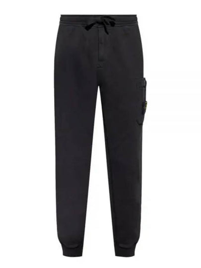 Wappen Patch Cargo Jogger Track Pants Black - STONE ISLAND - BALAAN 2