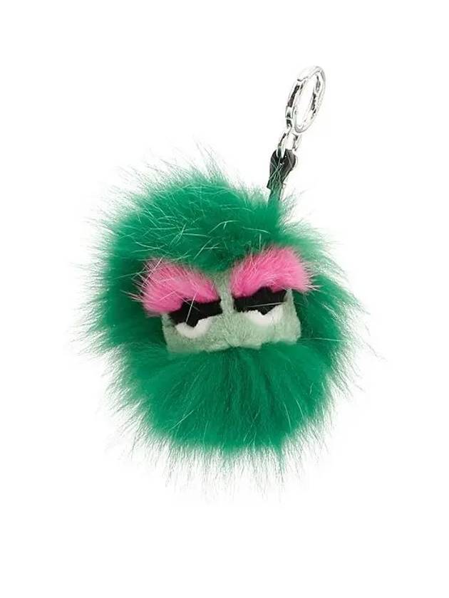 Monster Pom Pom Fur Charm Green - FENDI - BALAAN 4