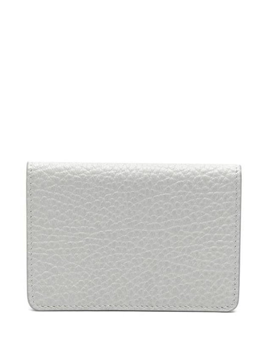 Bovine Leather Card Wallet Grey - MAISON MARGIELA - BALAAN 1