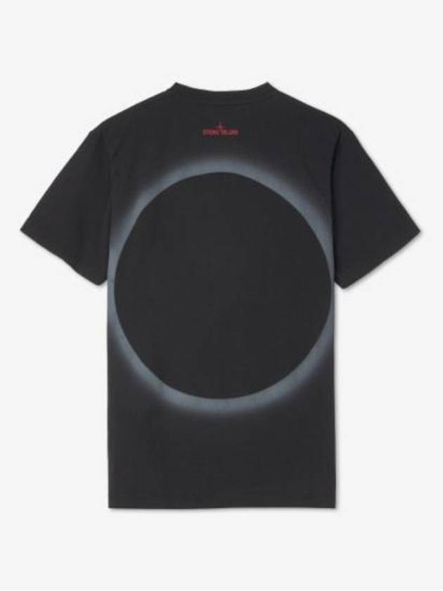 Eclipse Logo Short Sleeve T-Shirt Black - STONE ISLAND - BALAAN 3