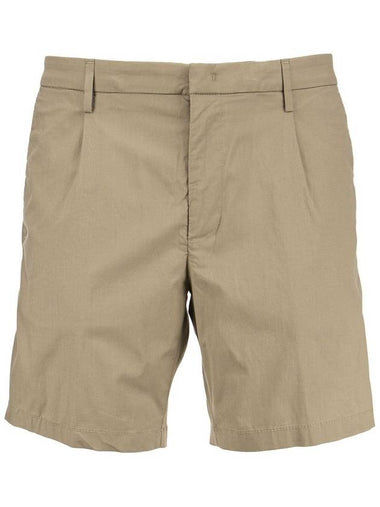 FERGUS - Cotton Blend Shorts - DONDUP - BALAAN 1