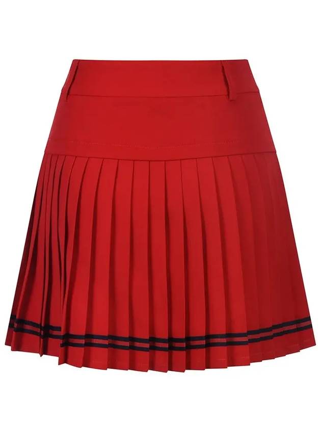 Hem color combination back pleated skirt MW3AS600 - P_LABEL - BALAAN 5