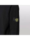 Wappen Patch Hooded Knit Top Black - STONE ISLAND - BALAAN 5