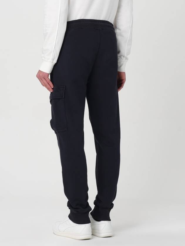 Diagonal Fleece Cargo Track Pants Navy - CP COMPANY - BALAAN 4