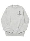 Vendome Crew Neck Cotton Sweatshirt Grey - SPORTY & RICH - BALAAN 2