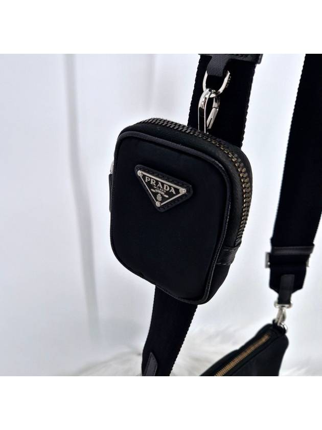 Re Nylon Tesuto Multi Cross Bag Black 2vh113 - PRADA - BALAAN 6