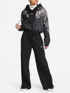 Phoenix Fleece High Waist Wide Pants Black - NIKE - BALAAN.