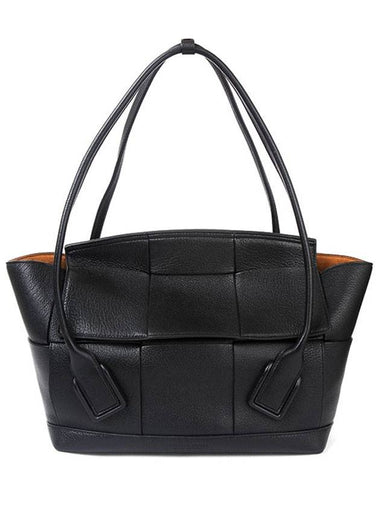 Arco Medium Tote Bag Black - BOTTEGA VENETA - BALAAN 1