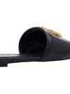 Logo Eleanor Slippers Black - TORY BURCH - BALAAN 11