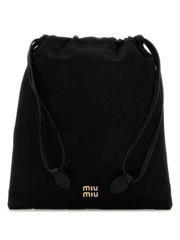 Duchesse Pouch Bag Black - MIU MIU - BALAAN 1