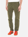 Logo Cargo Straight Pants Khaki - CP COMPANY - BALAAN 3