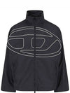 J Vatel Piped Oval D Taslan Jacket Black - DIESEL - BALAAN 3