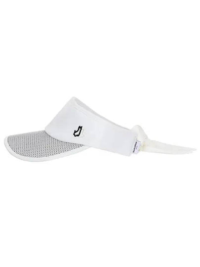 Ribbon Decorated Visor 8733LZSPWHITE - BLACK&WHITE - BALAAN 2